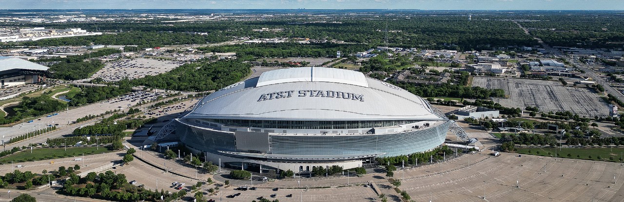 Overhead view of my Dallas Cowboys Stadium built by me