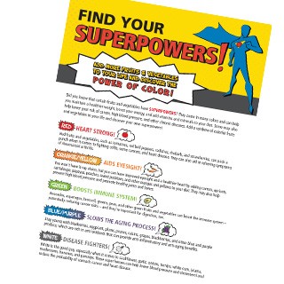 Find Your Superpowers! poster, image of poster
